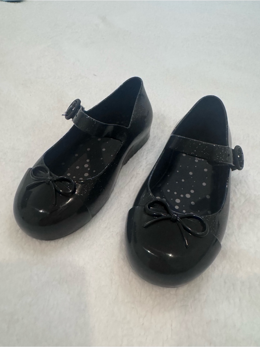 Authentic brand new Mini Melissa Black Shoe Kids